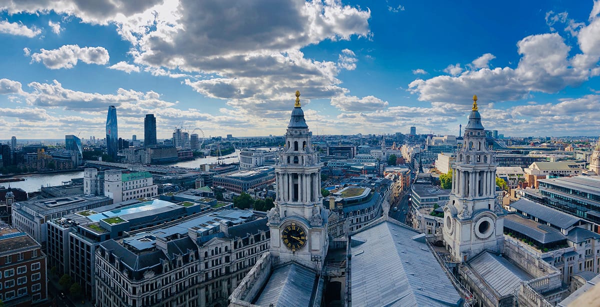London cityscape view